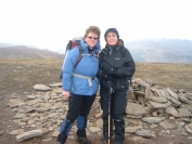 Irene and Dotty on Meall a Choire Leith